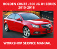 Thumbnail HOLDEN CRUZE J300 JG JH SERIES 2010-16 MANUAL